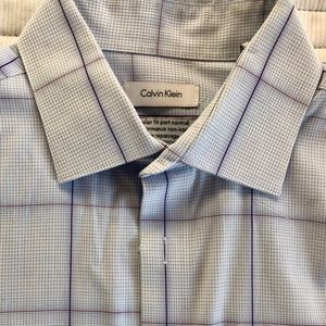 Men’s Checkered Calvin Klein Button Down Shirt
